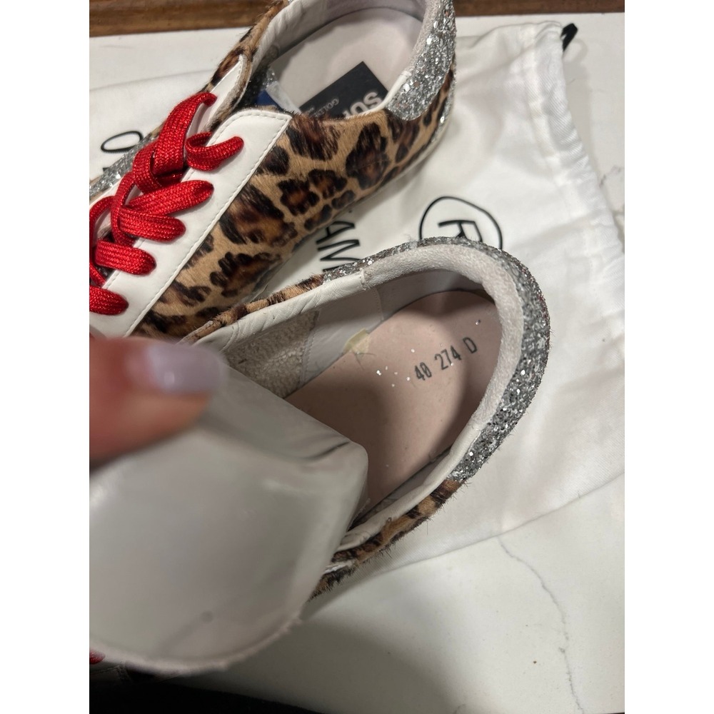 Golden Goose Deluxe Brand, Women's, Superstar, animal print, size 40 - Picture 5 of 6